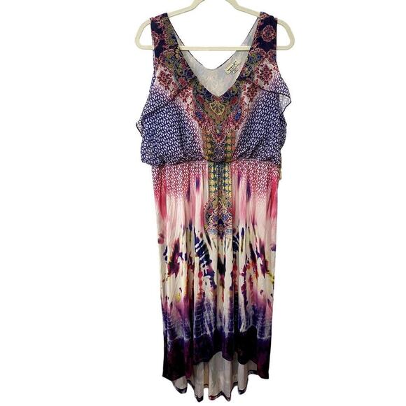 One World Bohemian Dress - Size 1X (NWT) - Picture 1 of 8